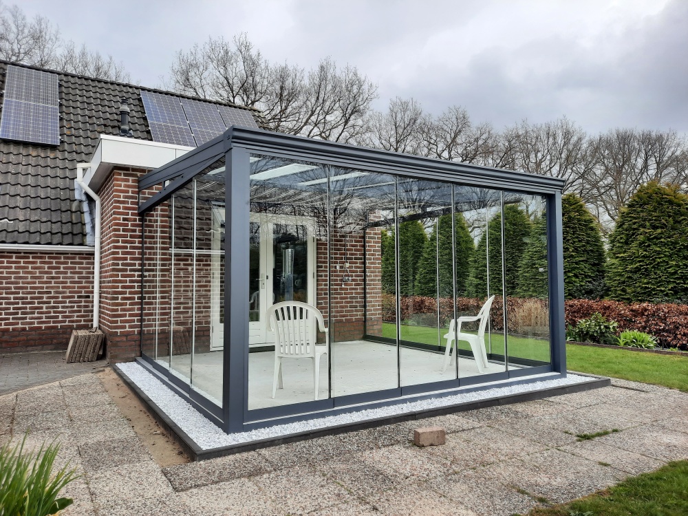Verasol veranda geplaatst door ScS Zonwering in Overijssel